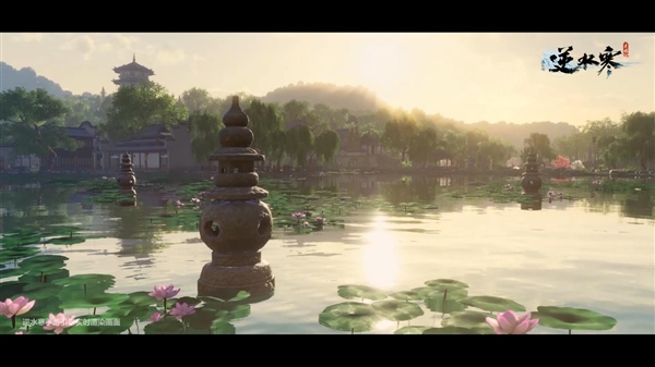 網(wǎng)易逆水寒手游彩蛋揭秘：日照金山宛如照片 這畫質(zhì)你敢信是手機能跑(圖5)